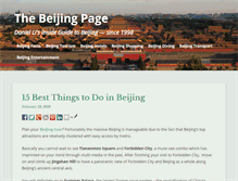 Tablet Screenshot of beijingpage.com
